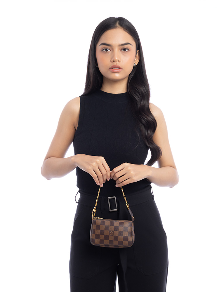 Damier Ebene Mini Pochette Accessories