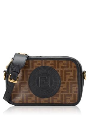 FF 1974 Stamp Patch Camera Bag Mogano Panna Black