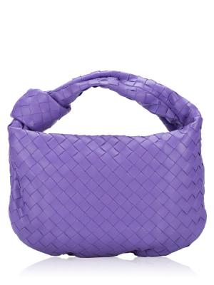 Nappa Intrecciato Teen Jodie Hobo Purple