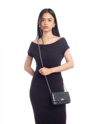 Patent Reissue Wallet On Chain WOC Navy Blue