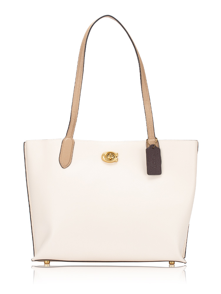 C0691 Willow Colorblock Tote Chalk Multi
