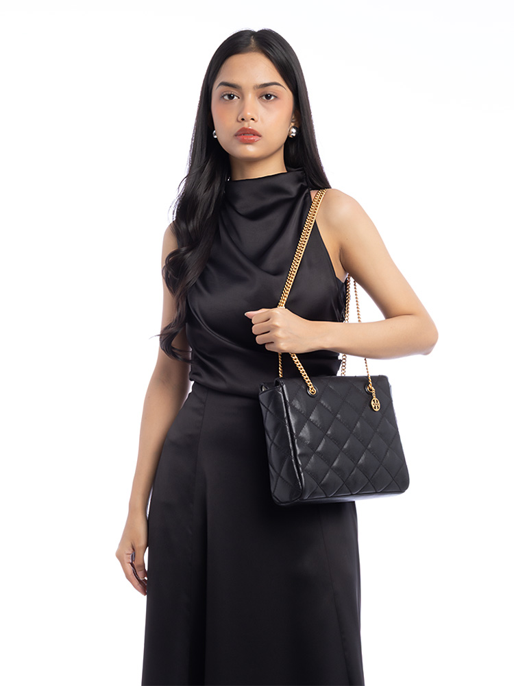 Willa Small Tote Black