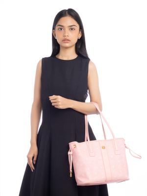 Visetos Liz Reversible Small Shopper Blossom Pink