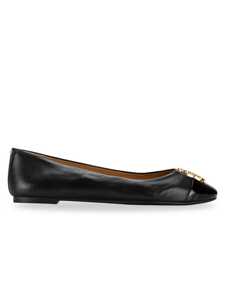Everly Leather Ballet Flats Perfect Black Sz 9