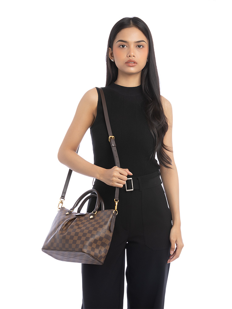 Damier Ebene Siena PM