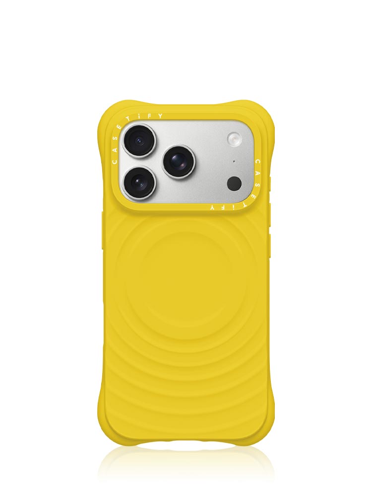 x G-DRAGON Ripple Case iPhone 17 Pro Volt Yellow