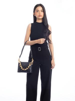 Embossed Monogram Coussin BB Noir