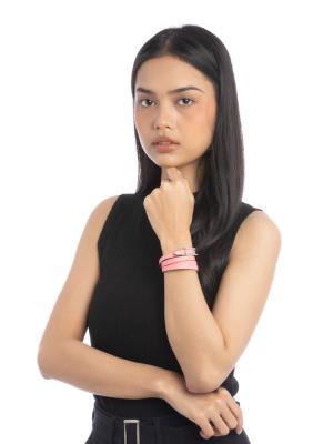 Swift Behapi Triple Tour T2 Reversible Bracelet Rose D'Ete
