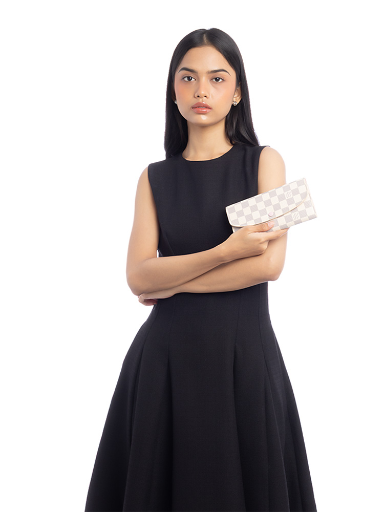 Damier Azur Emilie Rose Ballerine