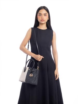 Signature Mercer Two-Tone Crossbody Black Multi