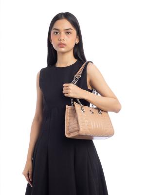 GG Marmont Matelasse Small Tote Camelia