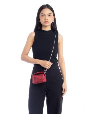 Calfskin Nano Puzzle Bag Red