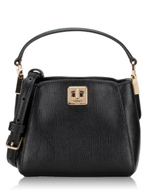 Phoebe Mini Top Handle Bag Black