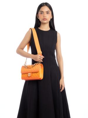 Caviar Small Sunset On The Sea Flap Bag Orange