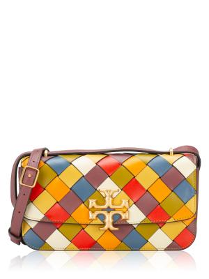 Eleanor Woven East West Small Shoulder Bag Multi
