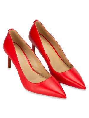 Alina Flex Leather Pump Lacquer Red Sz 10