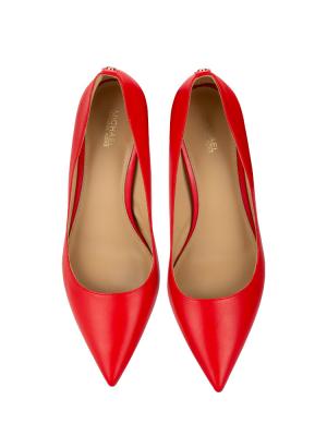Alina Flex Leather Pump Lacquer Red Sz 10