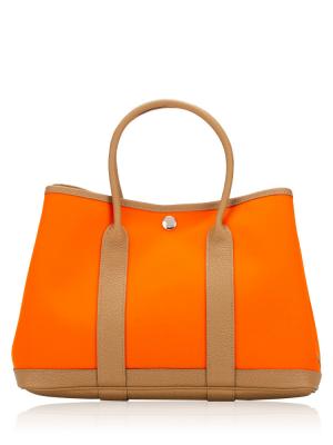 Toile Negonda Garden Party 30 TPM Tote Orange Minium Biscuit