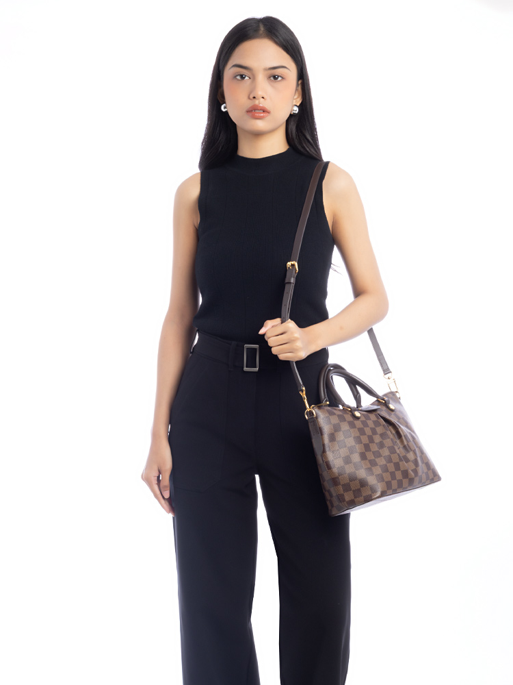 Damier Ebene Siena PM