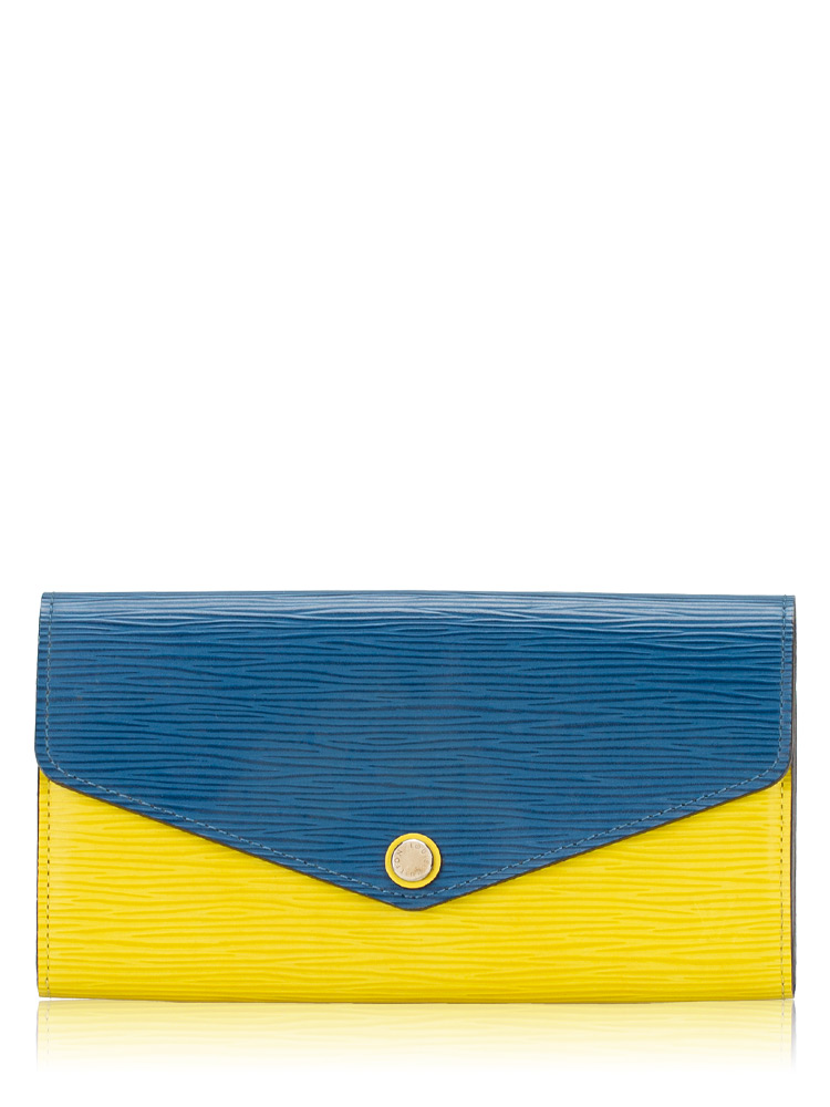 Epi Sarah Wallet Saphir Pistache