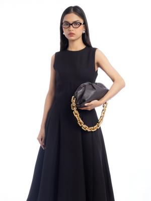 Calfskin The Pouch Chain Fondant