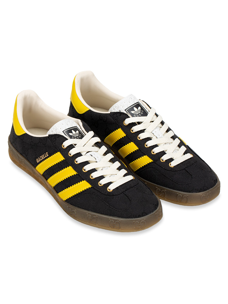 x Adidas GG Canvas Gazelle Sneakers Black Sz 40