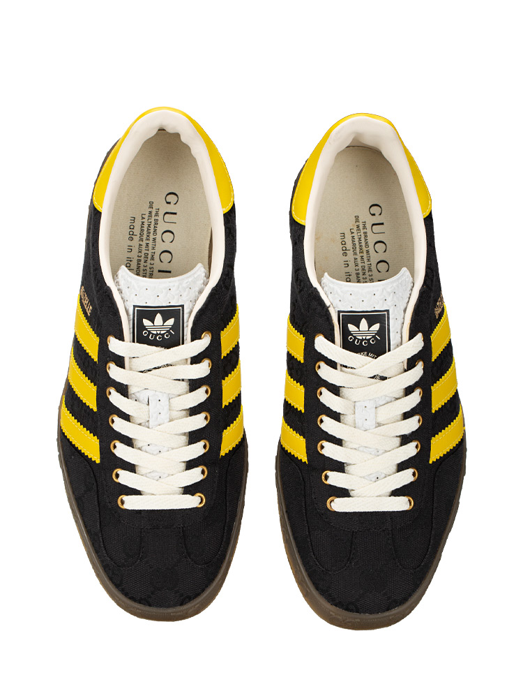 x Adidas GG Canvas Gazelle Sneakers Black Sz 40