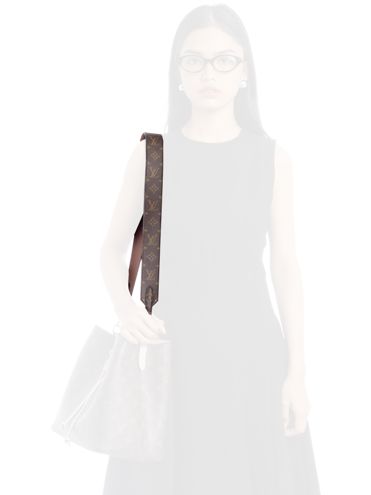 Monogram Bandouliere Strap Rose Poudre