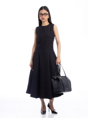 Calfskin Medium Amy Tote Black