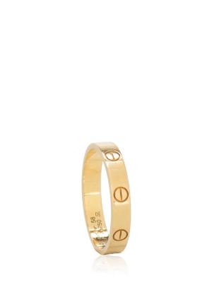 18K Gold LOVE Ring Sz 58