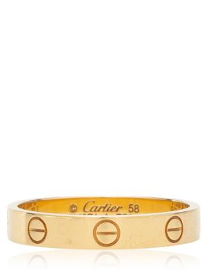 18K Gold LOVE Ring Sz 58