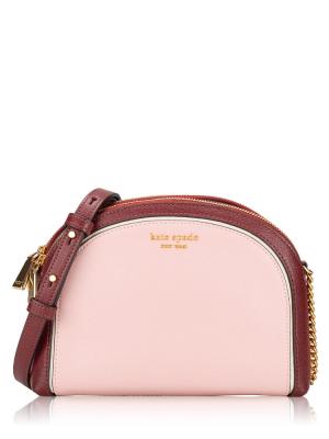 Morgan Colorblocked Dome Crossbody Pink Multi