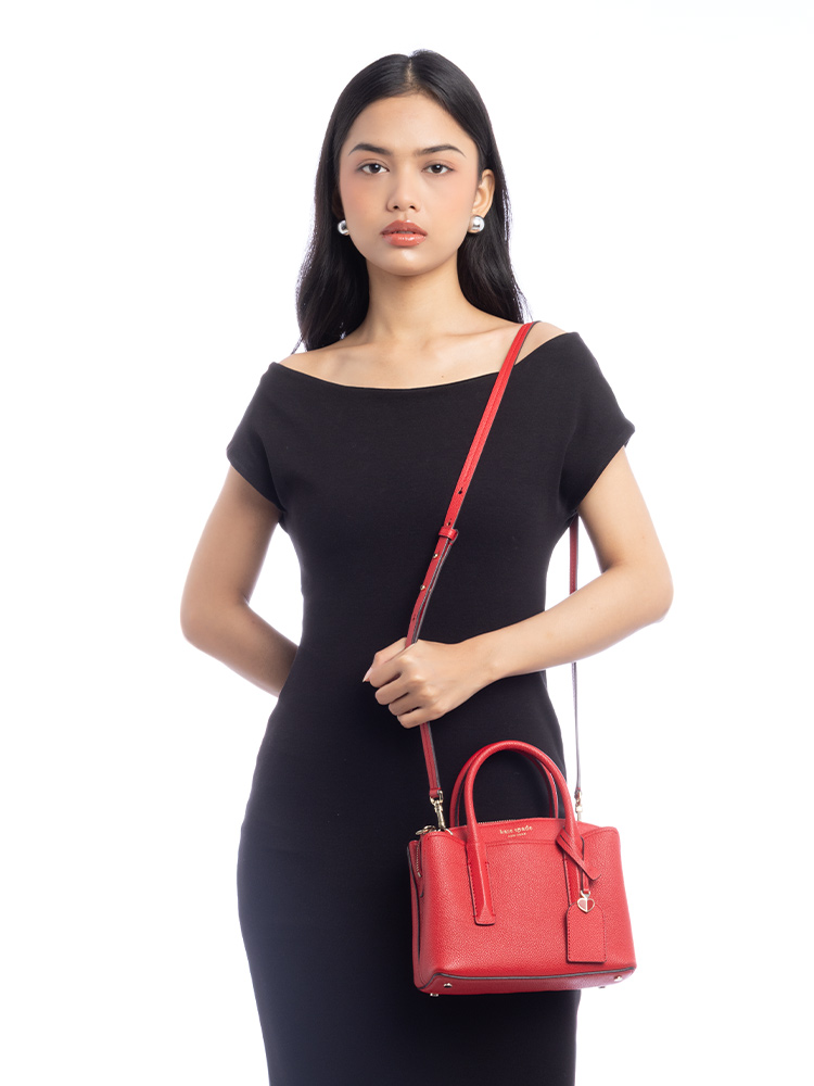 Margaux Mini Satchel Hot Chili