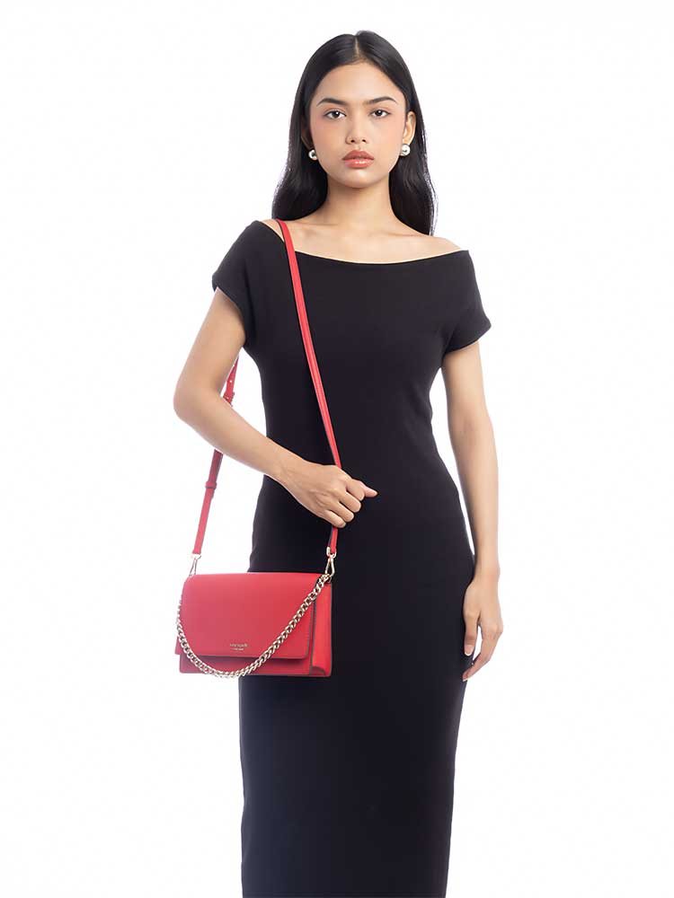 Cameron Crossbody Ruby Red