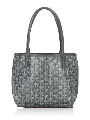 Goyardine Reversible Mini Anjou Grey