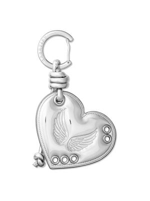 x G-DRAGON Puffy Heart Bag Charm Metallic Cupid
