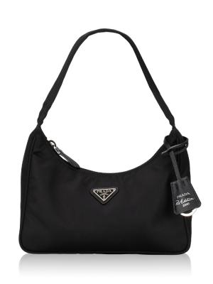 Tessuto Re-Edition 2000 Mini Hobo Nero