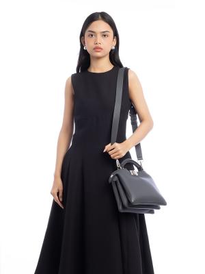 Soft Cuoio Romano Small Peekaboo Selleria Grey