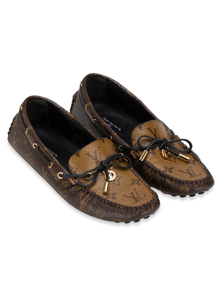 Monogram Reverse Gloria Loafers Sz 39