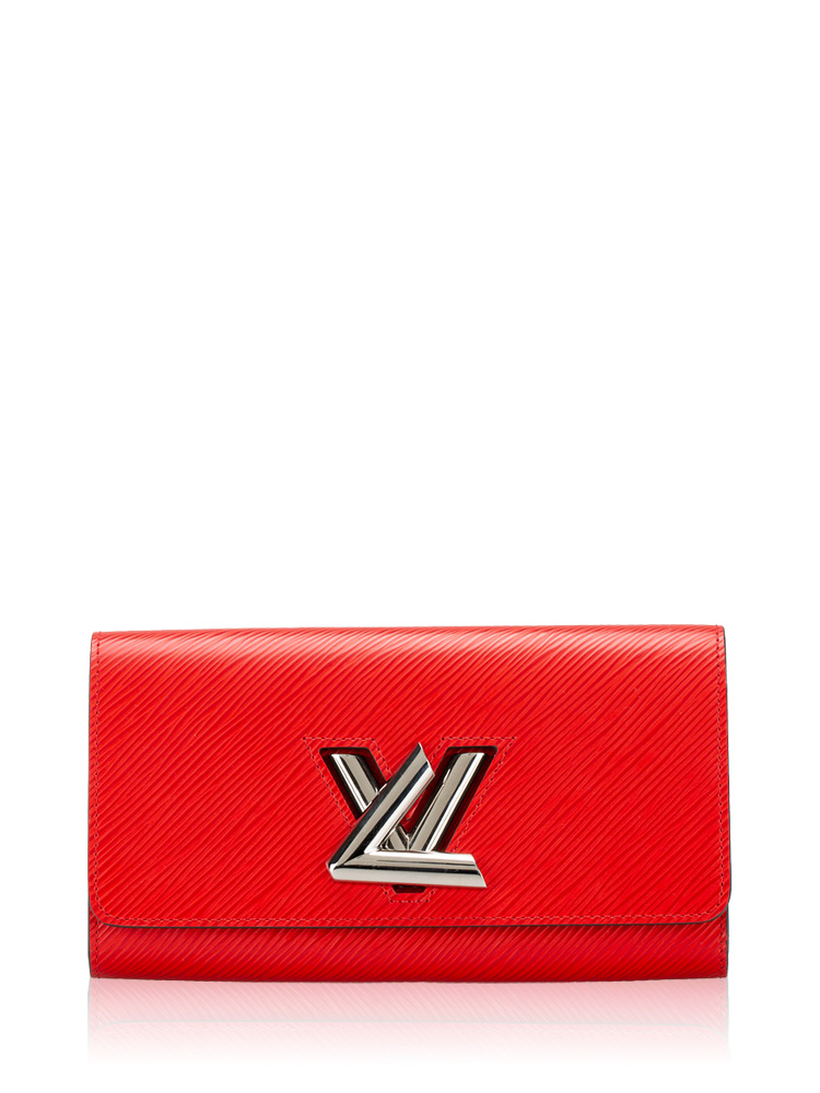 Epi Twist Wallet Coquelicot