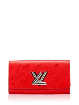 Epi Twist Wallet Coquelicot