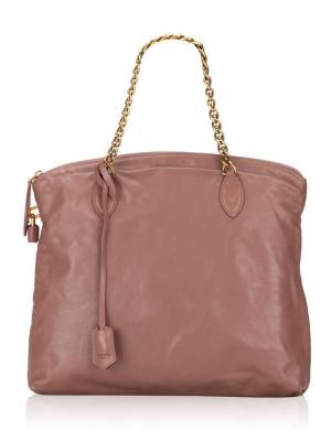 Calfskin Limited Edition Boudoir Lockit Chain Bag Rose
