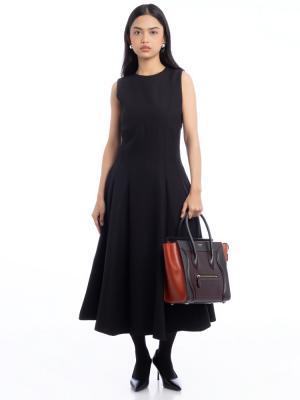 Smooth Calfskin Micro Tri-Color Luggage Burgundy Brick