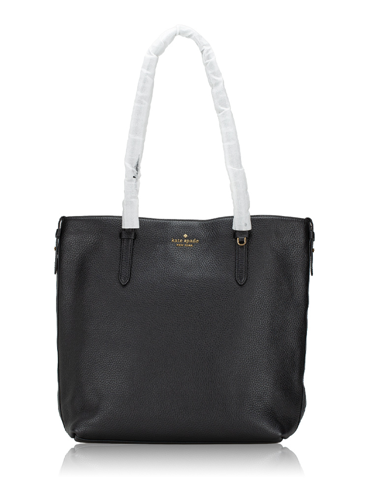 Juliette Leather Medium Tote Black