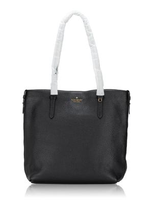Juliette Leather Medium Tote Black