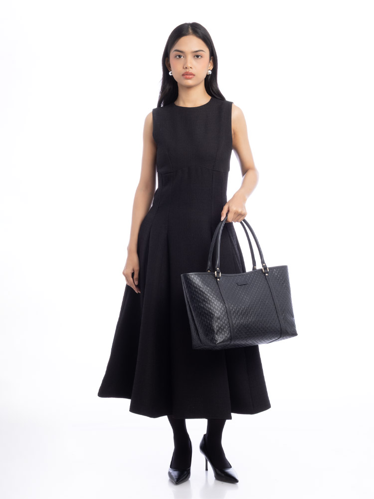 Microguccissima Medium Joy Tote Black