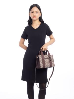 CAR78 Signature Jacquard Smith 24 Tote Oak Maple