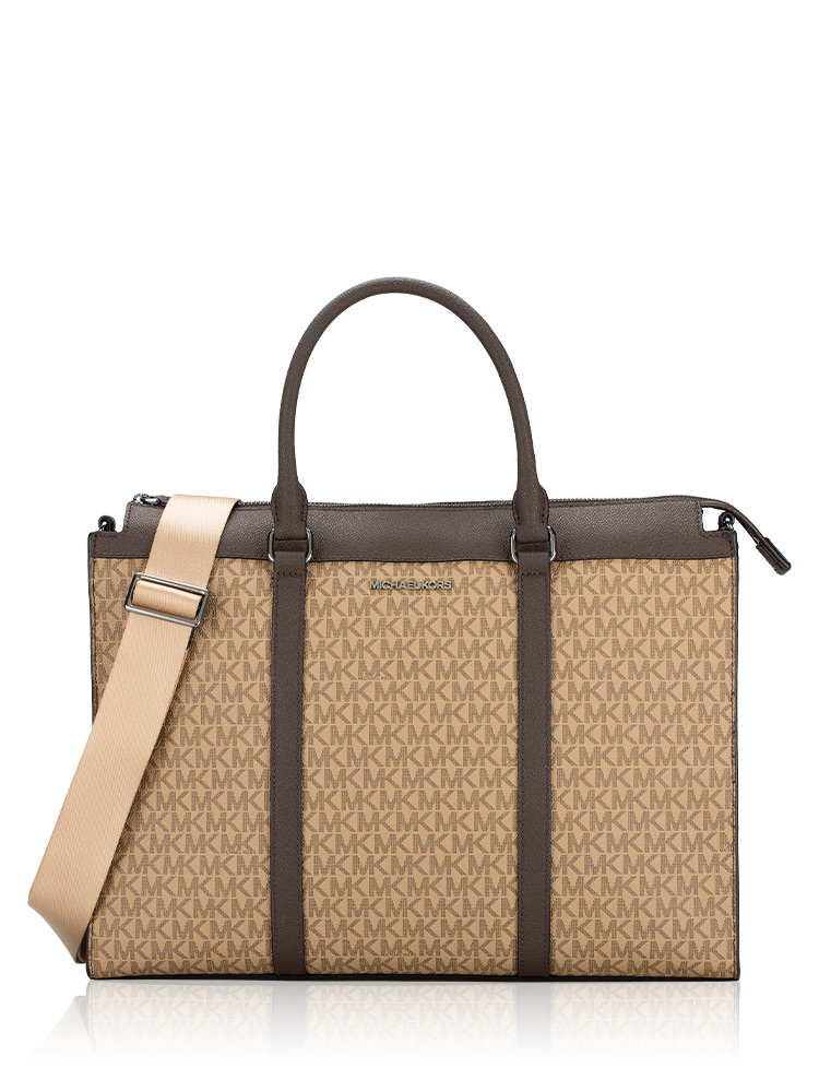 Signature Cooper Briefcase Camel