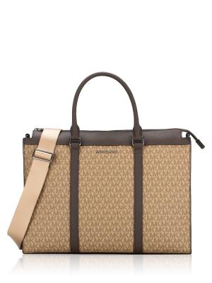 Signature Cooper Briefcase Camel