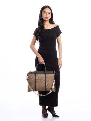 Signature Cooper Briefcase Camel